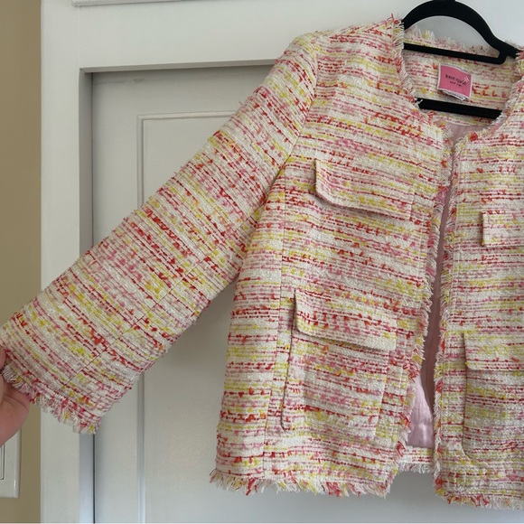 Kate Spade multi tweed blazer jacket - Picture 3 of 5